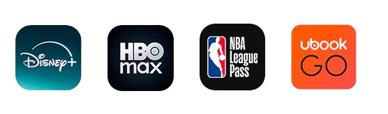 Apps inclusos no plano Turbo